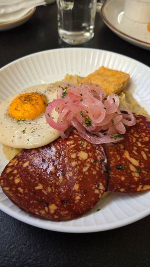 Mangu con los 3 golpes at HAAM - Caribbean Plant Cuisine in Brooklyn