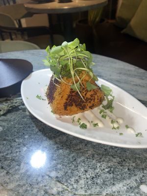 Island onigiri   at HAAM - Caribbean Plant Cuisine in Brooklyn