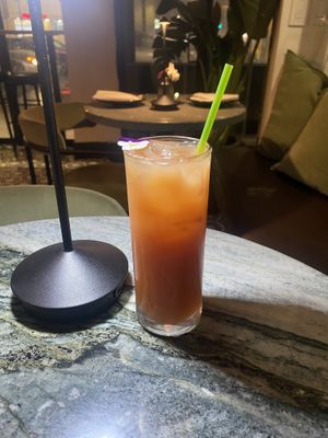 Guava juicee  at HAAM - Caribbean Plant Cuisine in Brooklyn