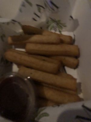 Yucca fries   at HAAM - Caribbean Plant Cuisine in Brooklyn