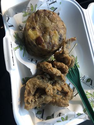 Yuh motha’s Mofongo   at HAAM - Caribbean Plant Cuisine in Brooklyn