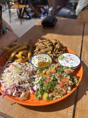 Vegan shawarma plate   at Lebanese Bites - Had Rin in Koh Phangan