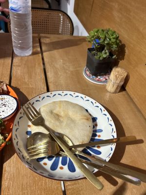 Extra pitta  at Lebanese Bites - Had Rin in Koh Phangan
