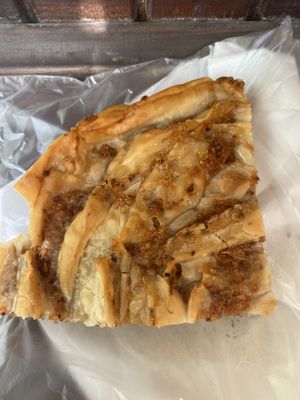 Vegan quinoa banitsa  at The Golden Grain in Varna