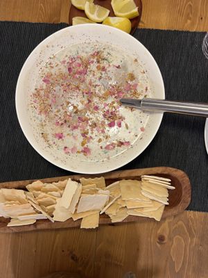 Cold Soup  at Persian Dinning in Barcelona