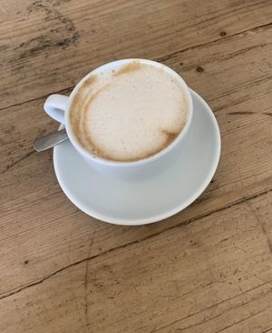 latte at Bataat in Amsterdam