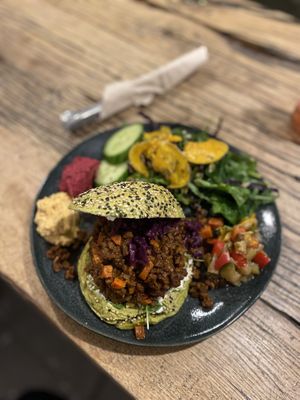 The sloppy Joe is DELICIOUS  at Bataat in Amsterdam