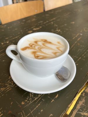 Cappuccino with oat milk   at Bataat in Amsterdam