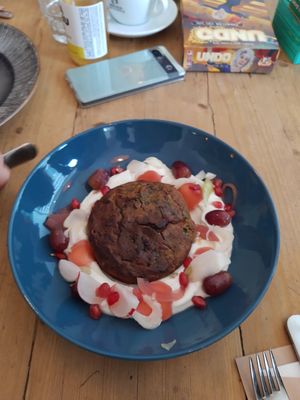 Feta iraanse torilla at Bataat in Amsterdam