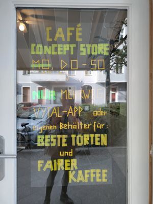 Opening times. at Mansfield Park in Berlin