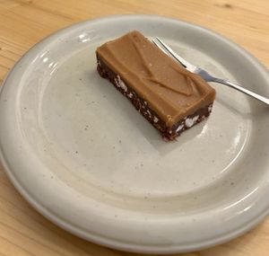 Peanut cake #Veganuary at Mansfield Park in Berlin