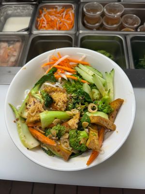 Lemongrass Tofu Noodle Bowl At ViViPho Arapahoe  at ViVi Pho Arapahoe in Englewood
