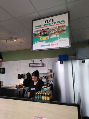 Menu and gluten free station at FLFL - Centraal in Utrecht