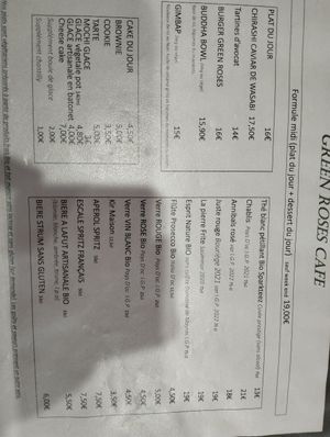  at Green Roses Cafe in Mouans-sartoux