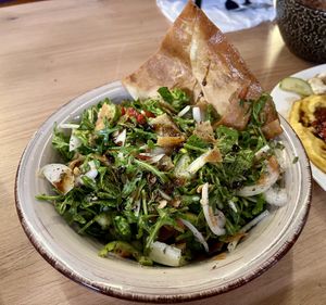 Fatoush  at Al Shami Restaurant in Wolfsburg