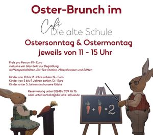 Osterbrunch 2024 at Café Die Alte Schule in Hennef