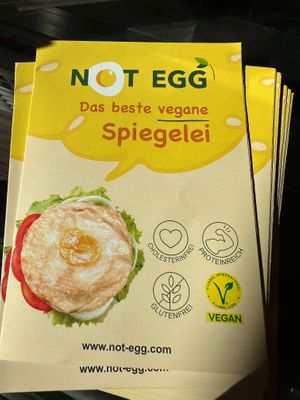 Not Egg - veganes Spiegelei, glutenfrei at Apple & Eve - Vegan & tierisch lecker in Hamburg