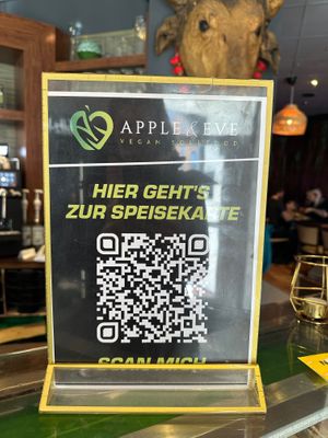 QR-Code zur Speisekarte at Apple & Eve - Vegan & tierisch lecker in Hamburg