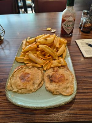 Double egg and chip again. at Apple & Eve - Vegan & tierisch lecker in Hamburg