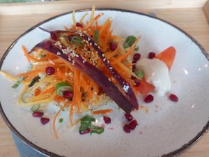 Insalata di cous cous at Vegabula in Brunico