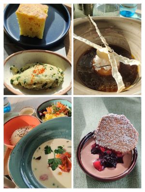 This week's menu (25€) 💛 at Vegabula in Brunico