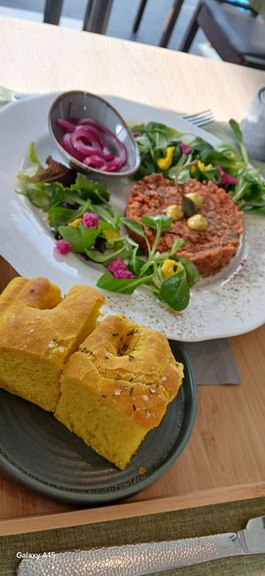 Tartare vegan at Vegabula in Brunico