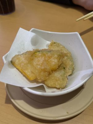 Tempura  at Sushiro - Shinjuku in Tokyo