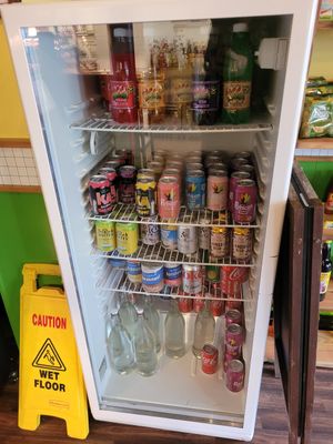 Drinks Fridge at Hummingbird in Newtown