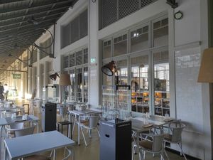 Outside at Casa Vegetariana in Porto