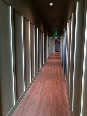Hallway to bathroom  at Crumb & Spigot - Lakewood in Lakewood