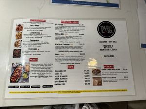 Menu June 2024  at Taco Labs Boca in Boca Raton