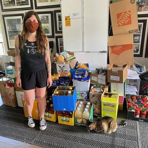 Cruelty Free You + Me host Plant-Based Food Drives to provide vegan groceries to their partners in various neighborhoods in Chicago.  at Cruelty Free You + Me in Chicago
