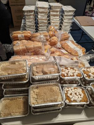 CFY+M hosts an annual vegan ThanksLiving where they partner with local businesses to provide vegan entrees and sides for under-resourced communities.  at Cruelty Free You + Me in Chicago