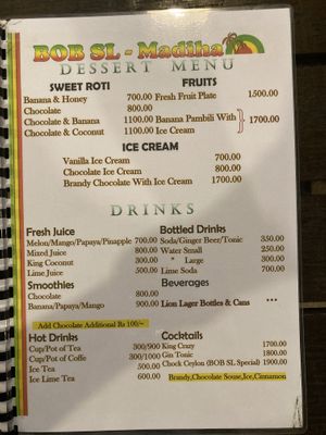   at Bob SL Madiha in Matara