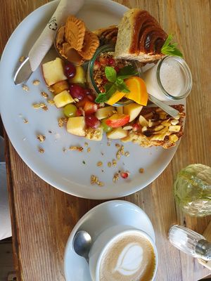Veganes Frühstück Amerikanisch at Resonanz in Kiel