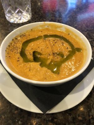 The tomato fennel soup. Was delicious   at REDS   in Niagara Falls