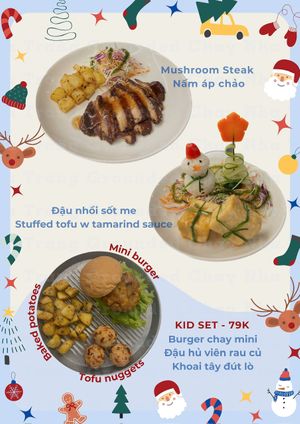 Set menu - Christmas Specials  at Grounded Chay - Plant Based Cuisine in Nha Trang