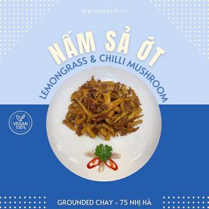 Vegan - served with steamed rice at Grounded Chay - Plant Based Cuisine in Nha Trang