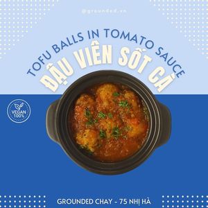 Vegan - served with steamed rice 🤌🏻 at Grounded Chay - Plant Based Cuisine in Nha Trang