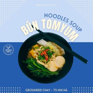 Vegan - a little bit spicy, very yummy 😋  at Grounded Chay - Plant Based Cuisine in Nha Trang