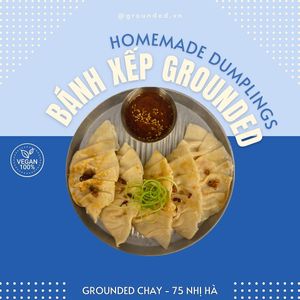Vegan - homemade dumping🥟 at Grounded Chay - Plant Based Cuisine in Nha Trang