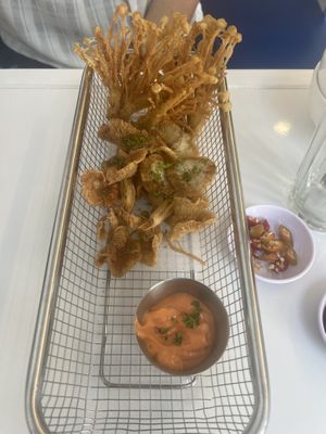 Mushroom chips   at Grounded Chay - Plant Based Cuisine in Nha Trang