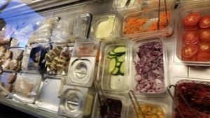 Food at De Vegetarische Snackbar in The Hague