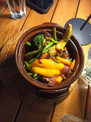 Piatto di verdure at Mamaliguta  in Brasov