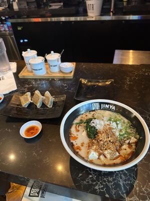 Entire meal  at JINYA Ramen Bar - Preston Hollow in Dallas