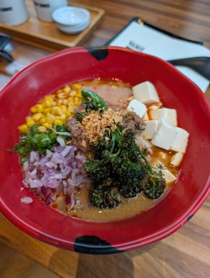 Vegan harvest ramen at JINYA Ramen Bar - Preston Hollow in Dallas