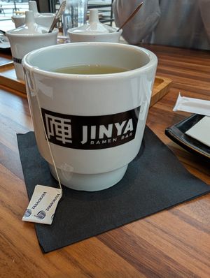 Green tea at JINYA Ramen Bar - Preston Hollow in Dallas
