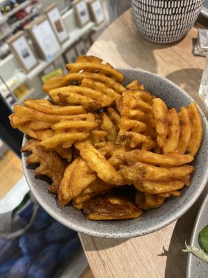 Waffle Fries  at Pausa in Maidstone