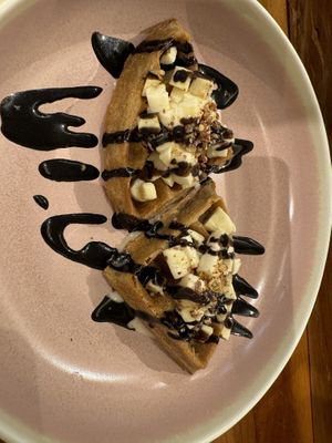 Gluten Free waffles   at Teva Deli in Rio De Janeiro