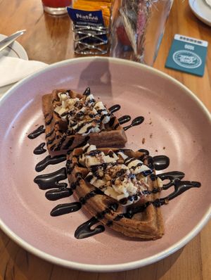 Waffels at Teva Deli in Rio De Janeiro